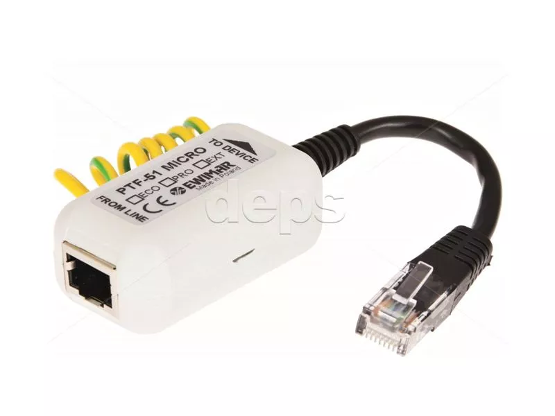 1 кан. FE грозозахист Ewimar PTF-51-PRO/PoE/Micro v2