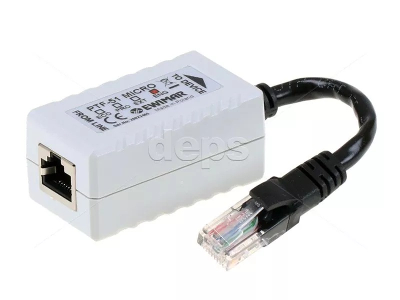 1 кан. FE грозозащита Ewimar PTF-51-ENG/POE/Micro