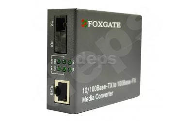 10/100Base-TX одноволоконні WDM 1310/1550 медіаконвертори EC-23721-1SM-1550nm-20