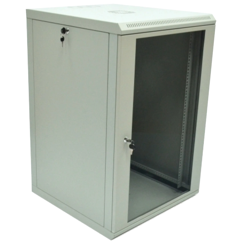 19"18U 600x600x907 акриловое стекло серое