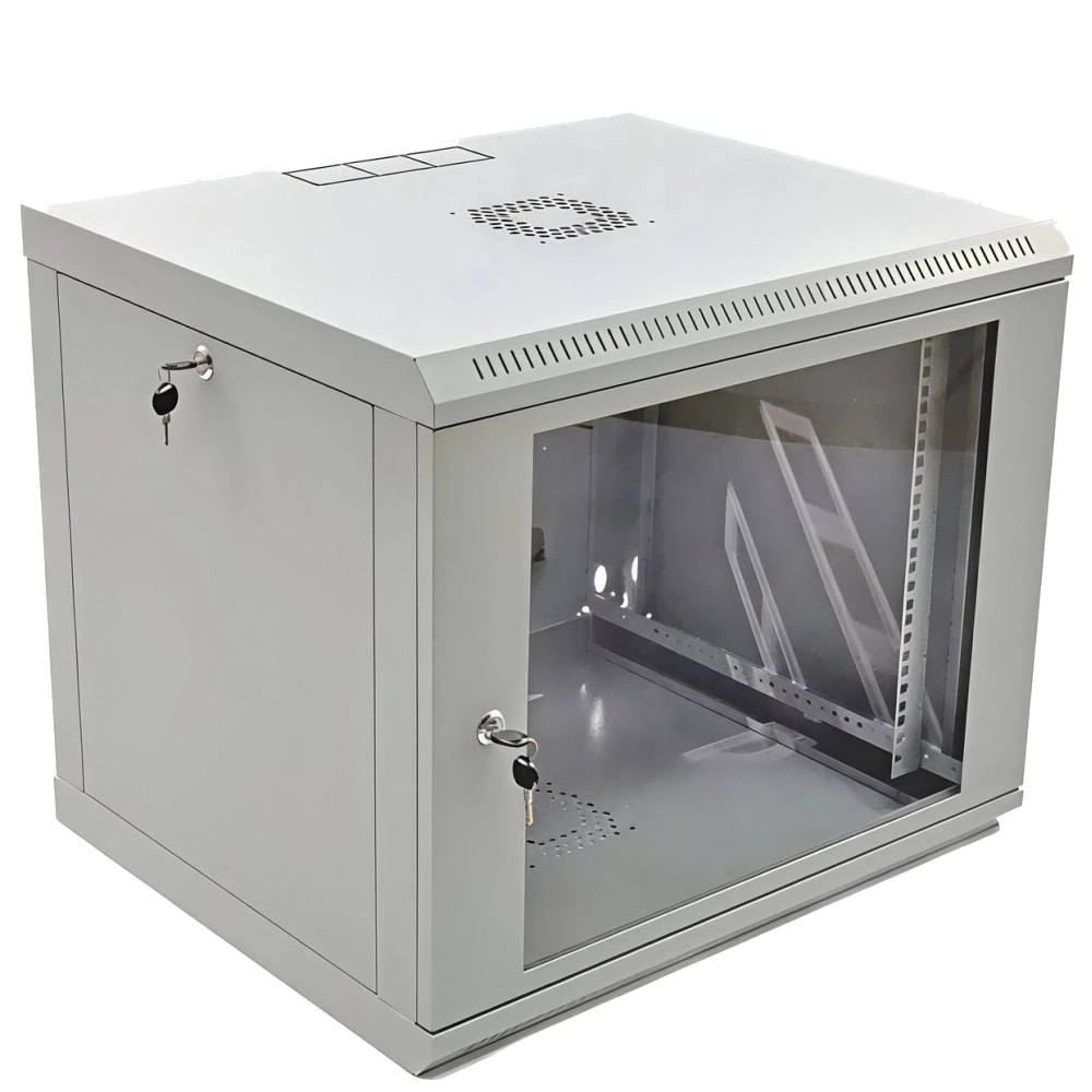 19" 9U 600x600x507мм акриловое стекло серый