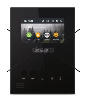 4.3" SIP-відеомофон Bas-IP AU-04LA AU-04LA Black