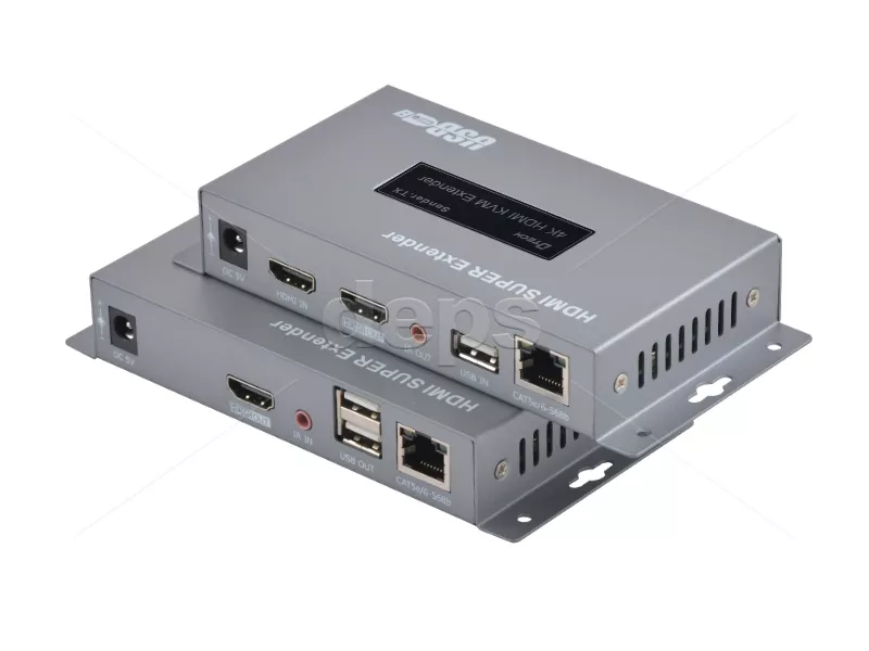 4K HDMI-USB комплект удлинителя по витой паре с поддержкой IR (GS)