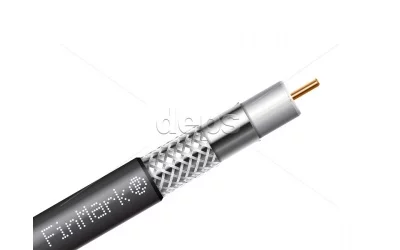 Абонентський коаксіальний кабель FinMark RG-6 FinMark RG-6 black 100м=1бхт