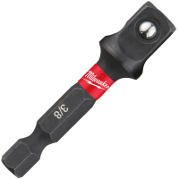 Адаптер для инструмента Milwaukee ShW с 1/4" HEX на 3/8" квадратный хвостовик (4932478054)
