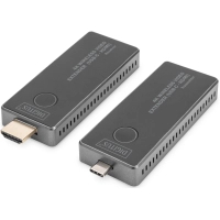 Адаптер HDMI extender 30m USB-C to HDMI 4K UHD wireless black Digitus (DS-55324)