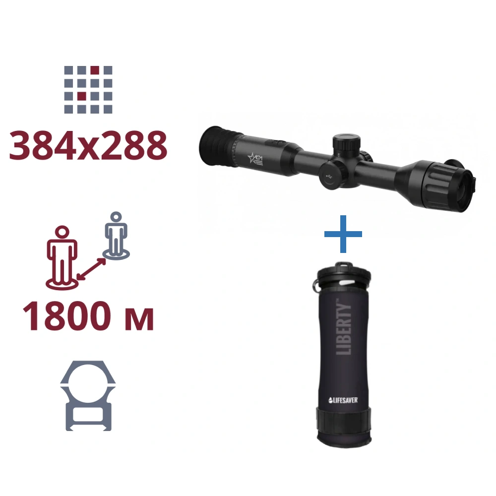 AGM Adder TS35-384 + LifeSaver Liberty Black