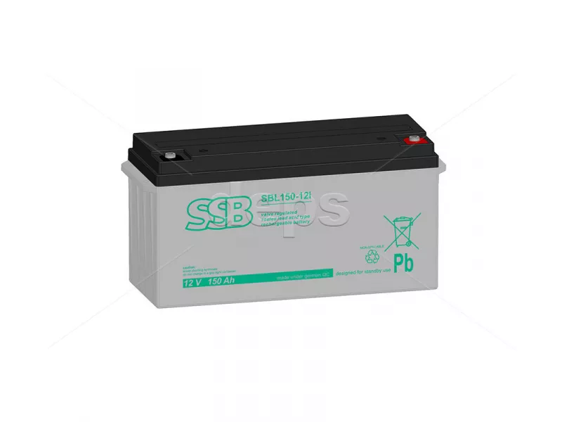 AGM cвинцево-кислотний акумулятор SSB SBL 150-12I (12V 150Ah)
