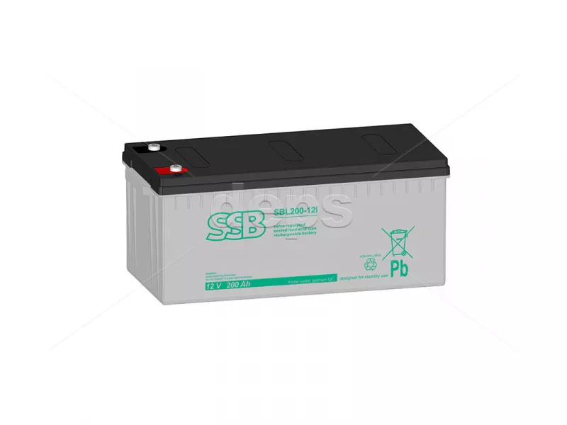 AGM cвинцево-кислотний акумулятор SSB SBL 200-12I (12V 200Ah)