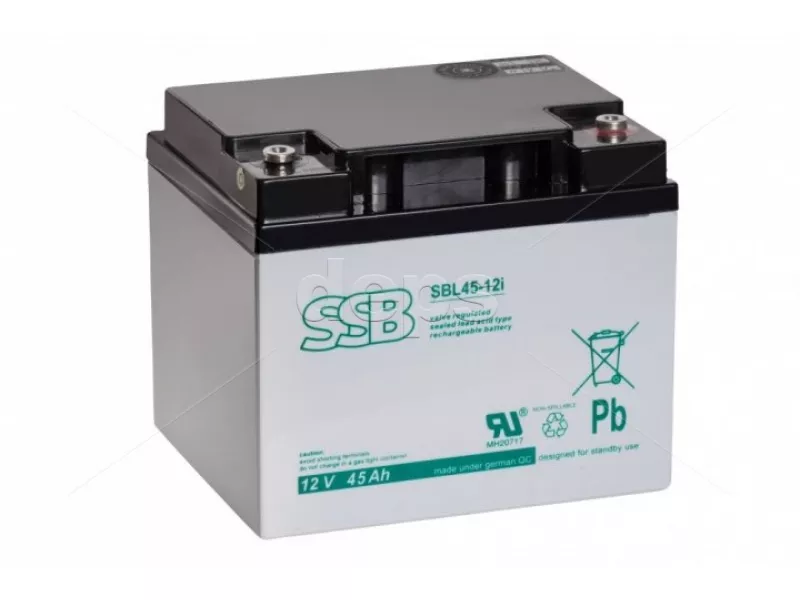 AGM cвинцево-кислотний акумулятор SSB SBL 45-12I (12V 45Ah)