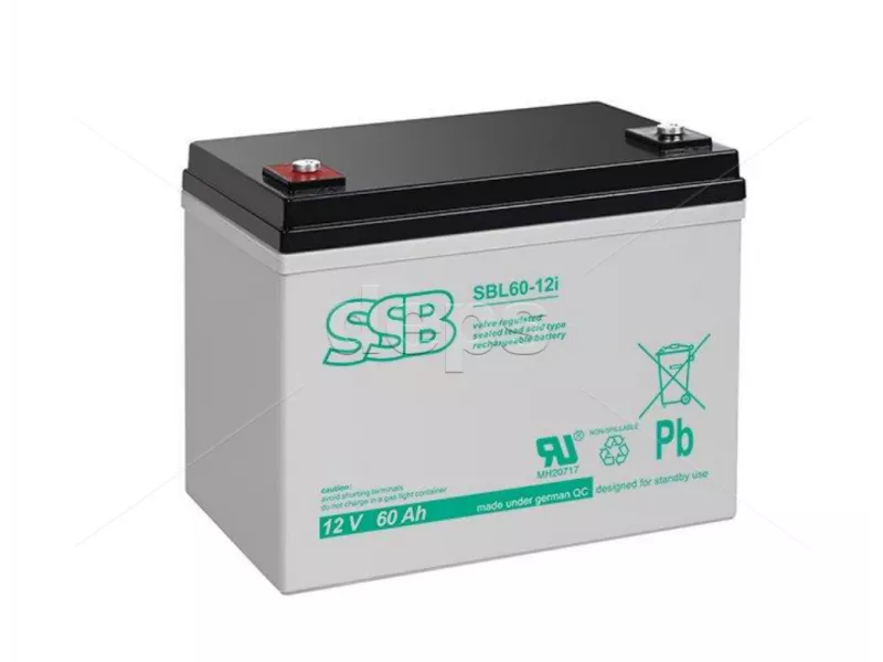 AGM cвинцево-кислотний акумулятор SSB SBL 60-12I (12V 60Ah)