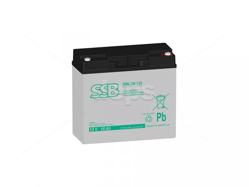AGM свинцово-кислотный аккумулятор SSB SBL 18-12I (12V 18Ah)