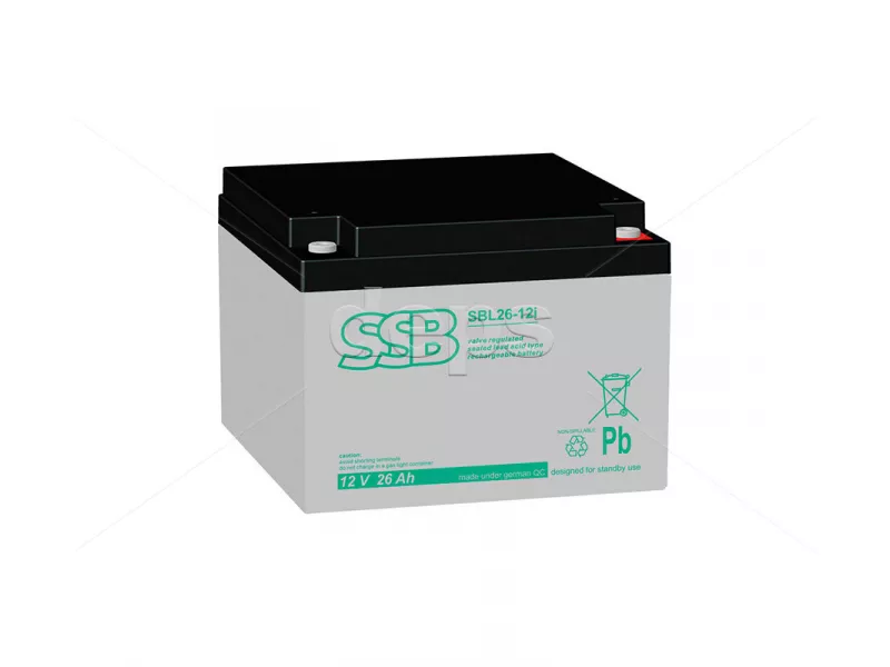 AGM свинцово-кислотный аккумулятор SSB SBL 26-12I (12V 26Ah)