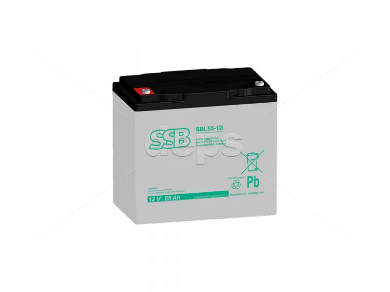 AGM свинцово-кислотный аккумулятор SSB SBL 55-12I (12V 55Ah)
