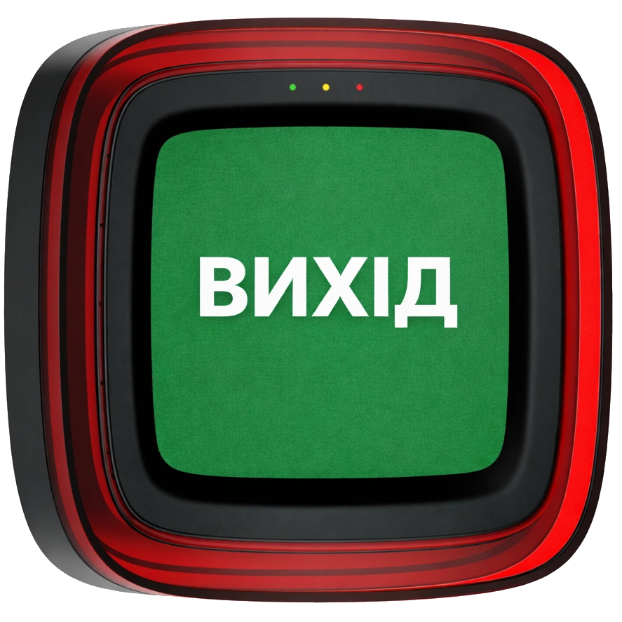 Ajax EN54 FireProtect (Sounder/VAD) black пожарный светозвуковой "ВИХІД"