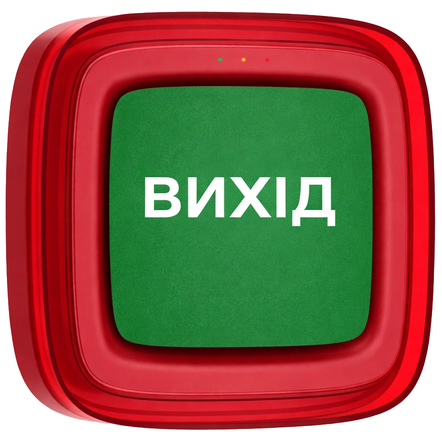 Ajax EN54 FireProtect (Sounder/VAD) red пожарный светозвуковой "ВИХІД"
