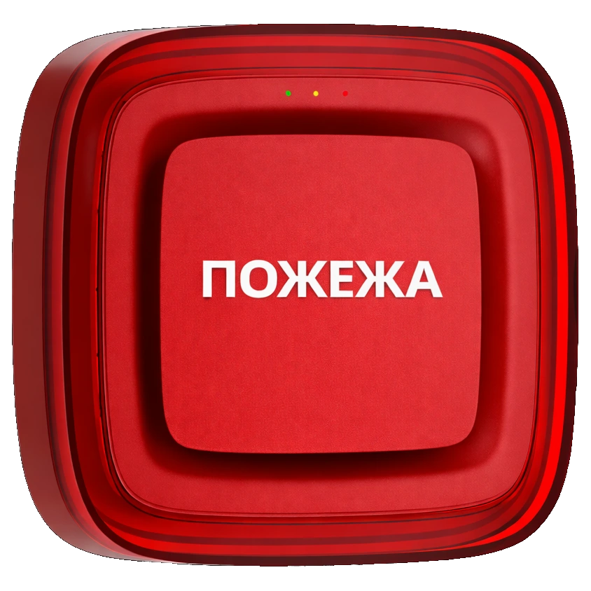 Ajax EN54 FireProtect (Sounder/VAD) red пожежний світлозвуковий "ПОЖЕЖА"