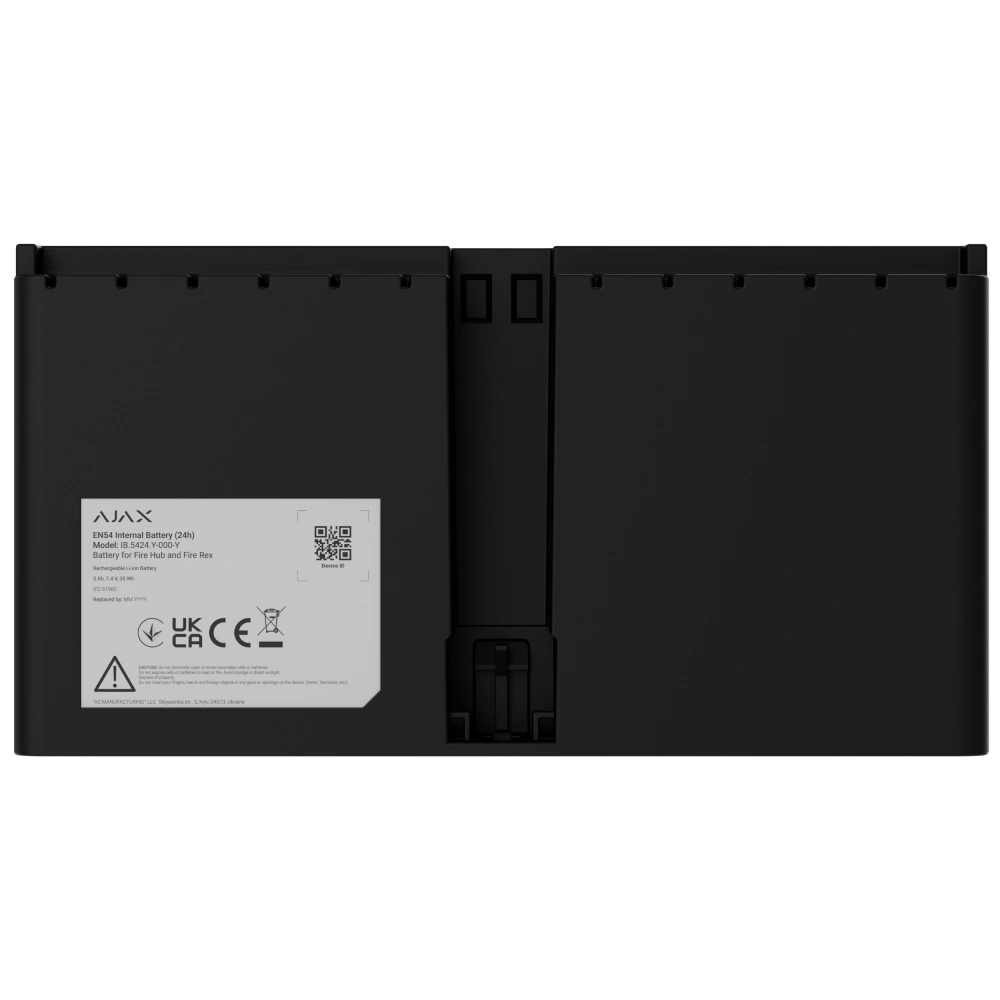 Ajax EN54 Internal Battery (24h) black для Fire Hub и Fire Rex