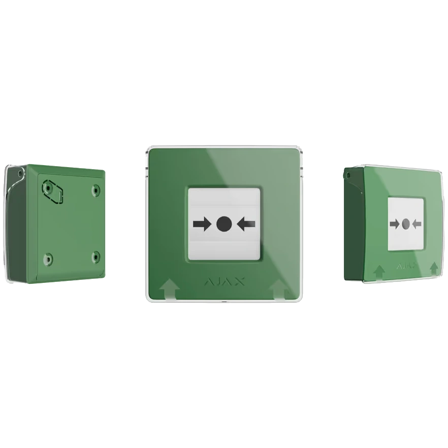 Ajax Manual Call Point (Green) ручной беспроводной