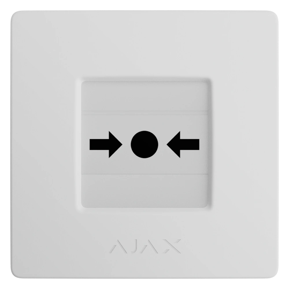 Ajax Manual Call Point (White) (8EU) ASP ручной беспроводной