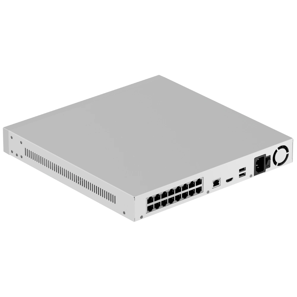Ajax NVR H2D16PAC (16ch) white HDMI 4K 16Тб PoE