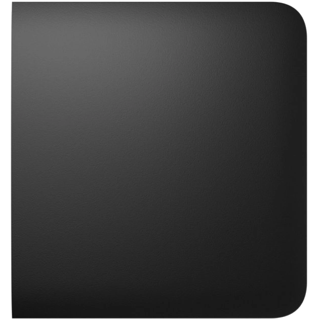 Ajax SideButton (1-gang/2-way) for LightSwitch black для одноклавішного або прохідного вимикача
