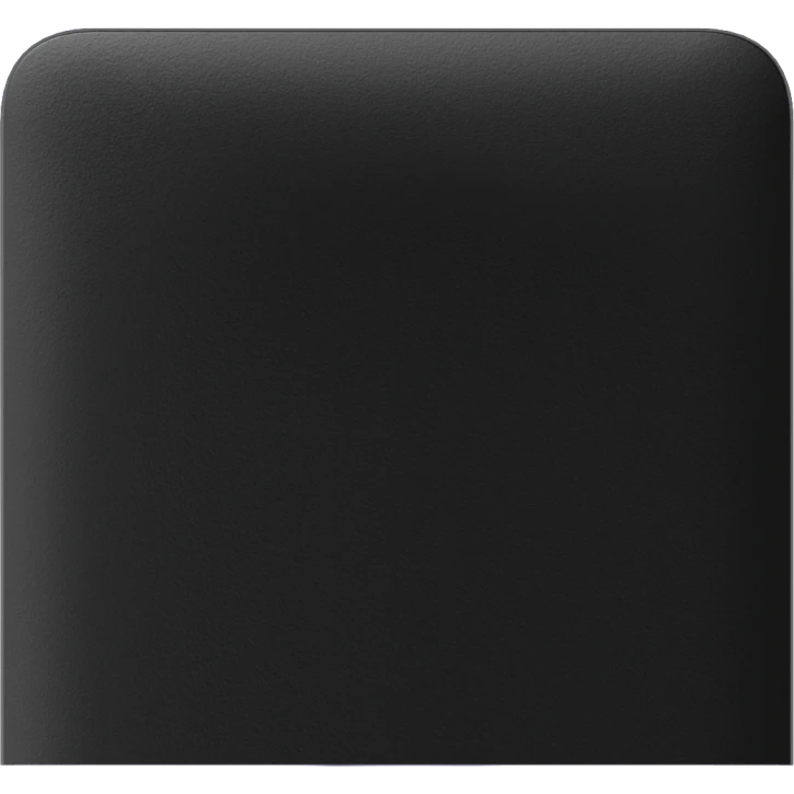 Ajax SideButton (1-gang) black vertical