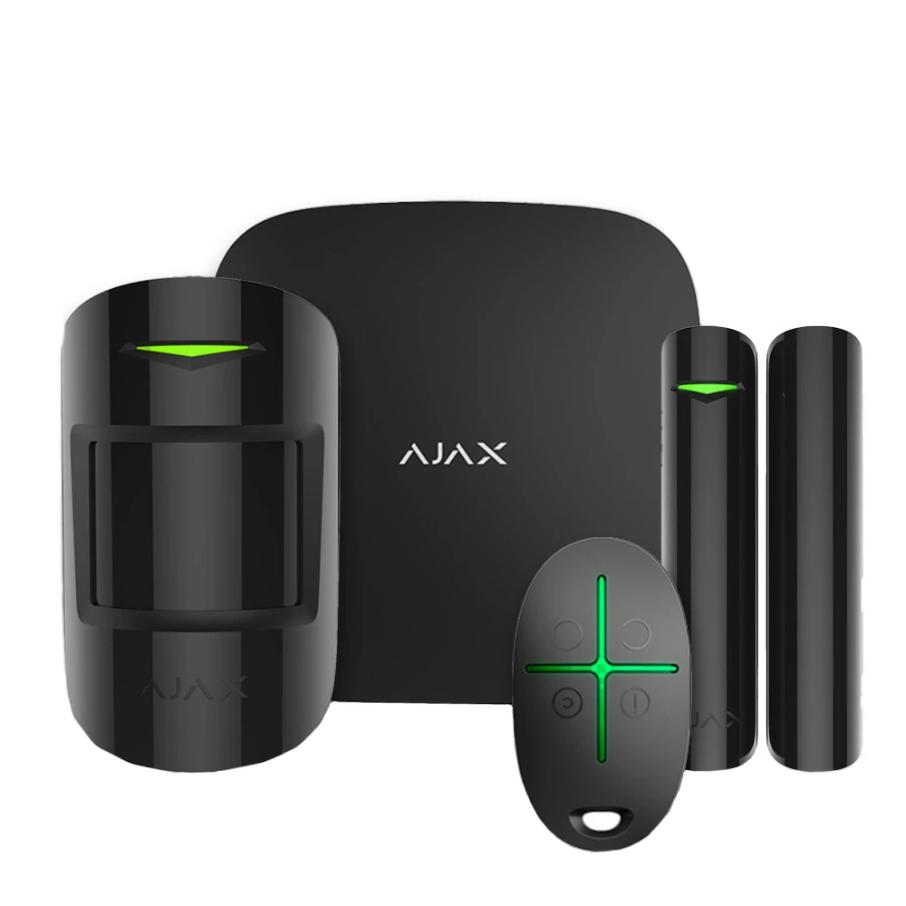 Ajax StarterKit 2 (8EU) black охранной сигнализации