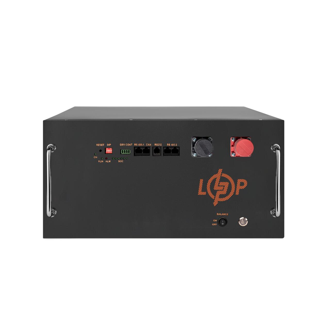Аккумулятор LP LiFePO4 51,2V - 280 Ah (14336Wh) (BMS JK 200A/100А) RM RS485/CAN BL