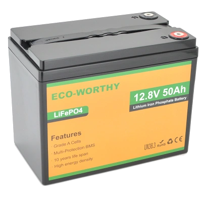 Аккумуляторная батарея Eco-Worthy LiFePO4 12V 50Ah bluetooth