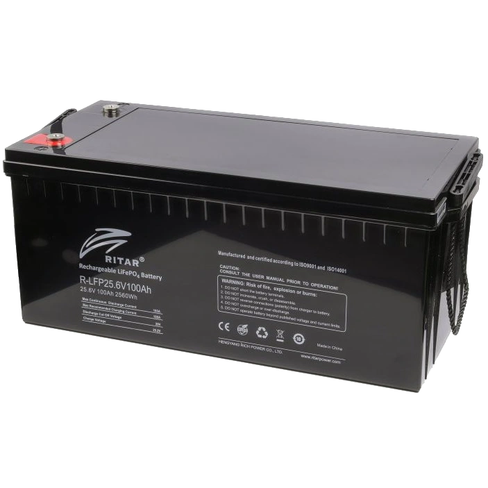 Аккумуляторная батарея с bluetooth Ritar LFP25.6V100AH