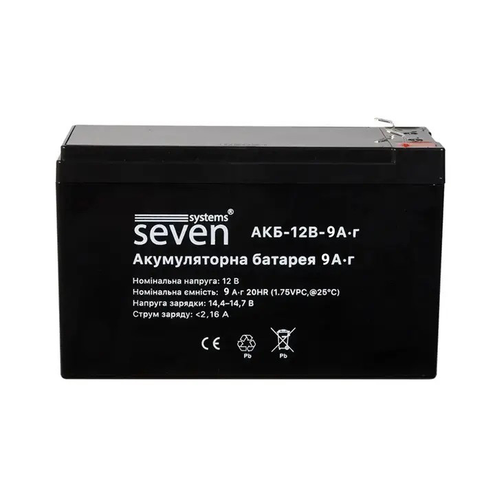 Аккумуляторная батарея SEVEN 12В/9Ач