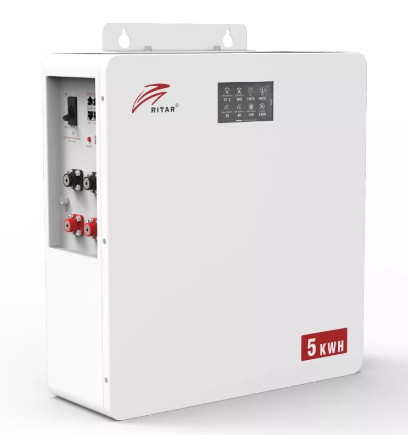 Аккумуляторный блок Ritar GE-W5KWH-51.2V (LV/5.12kWh/LifePO4)