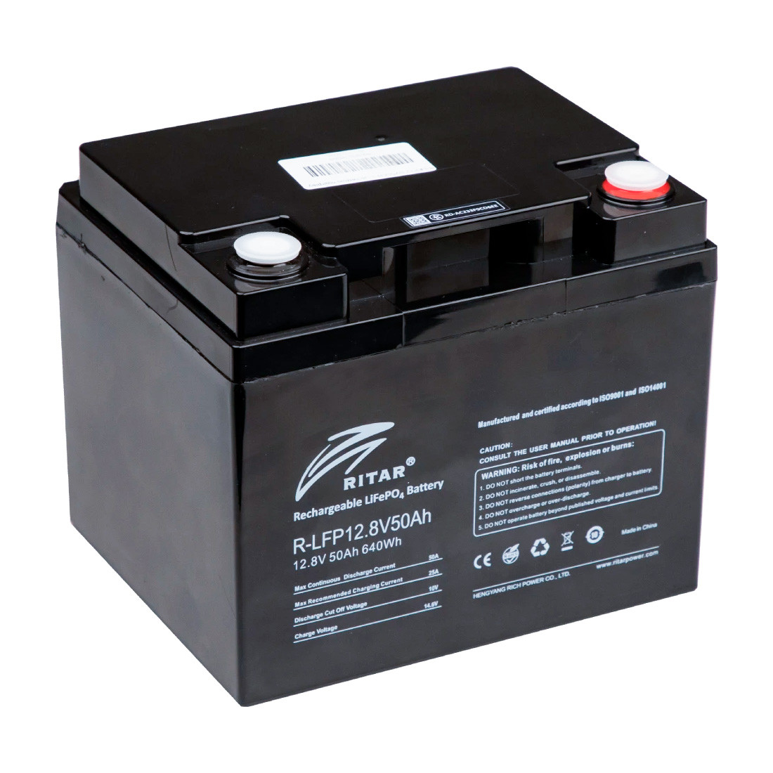 Акумуляторна батарея Ritar R-LFP12.8V50AH