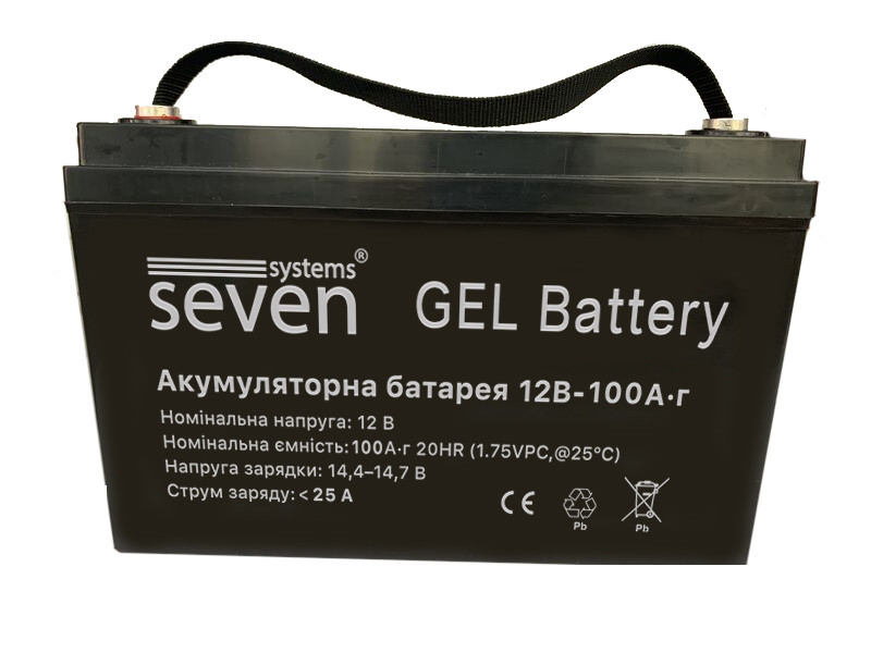 Акумуляторна батарея SEVEN 12В/100Аг Gel