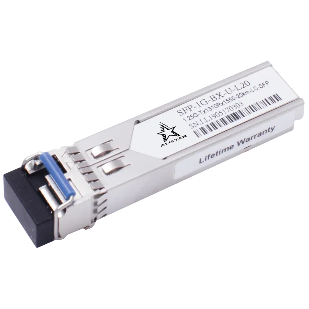 ALISTAR SFP-1G-BX-U-L20 SFP 1G 1SM WDM LC 20KM TX1310/RX1550nm DDM