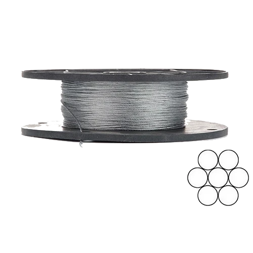 APRO 1мм DIN 3052 (1x7) бухта 200м