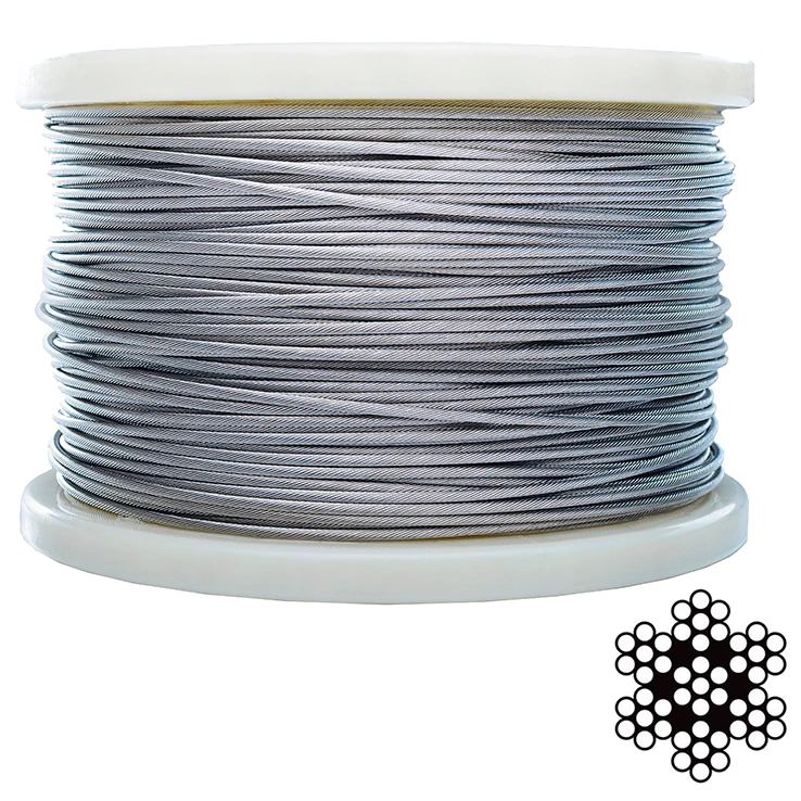APRO 4 мм DIN 3055 (6х7+1х7) А2 200 м