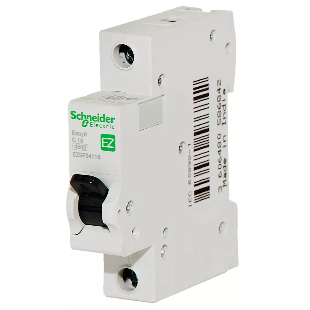 Автоматический выключатель Schneider Electric Easy9 EZ9 1P C=16A (EZ9F34116)
