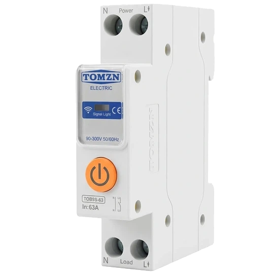 Автоматический выключатель TOMZN TOB9S-63 c Wi-Fi (TUYA)
