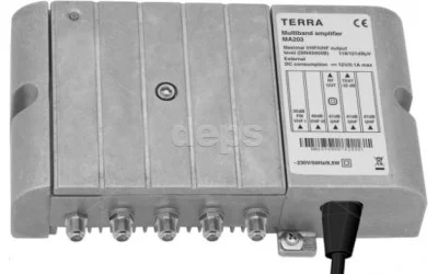 Багатовходові підсилювачі великої потужності TERRA MA201, MA202, MA203 TERRA MA201