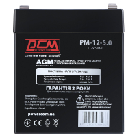 Батарея к ИБП Powercom PM-12-5.0, 12V 5Ah (PM-12-5.0)