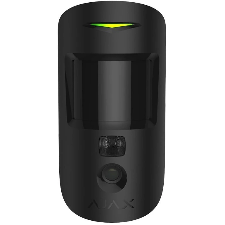 Беспроводной извещатель движения с камерой Ajax MotionCam black EU