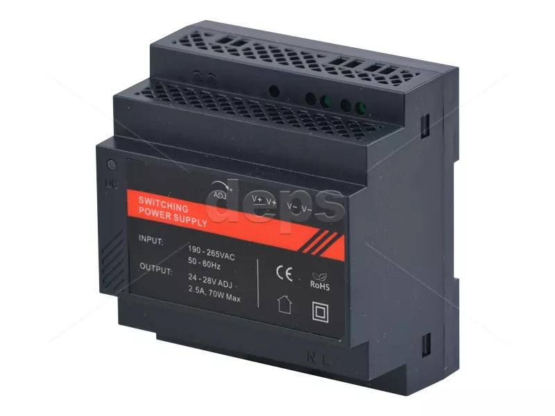 Блок питания 24В/2.5A на DIN-рейку BestEn PS-24V/2.5A-02-DIN (60W)