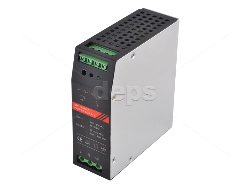 Блок живлення 12В/10A на DIN-рейку FoxGate PS-1210-02-DIN (120Вт | 2 кан)