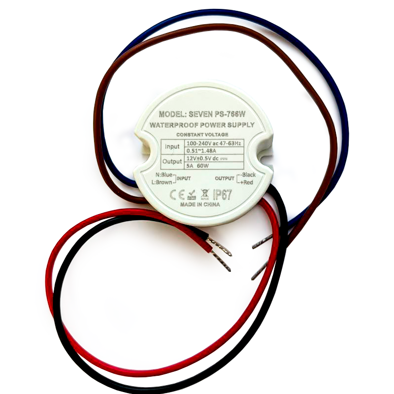 Блок живлення 12В/5А SEVEN PS-766W