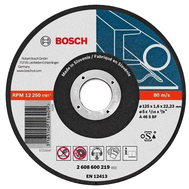 Bosch 125 x 1.6 мм (2608600219)