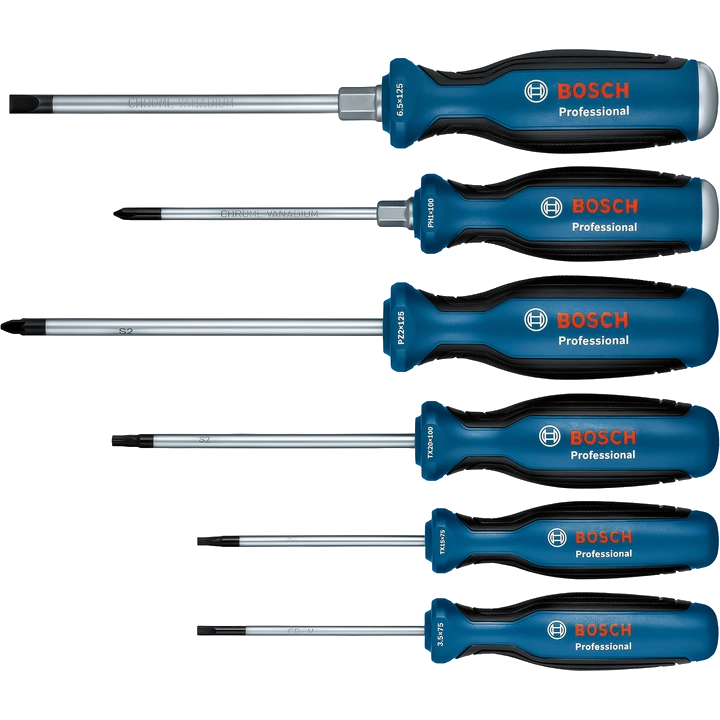 Bosch Professional (1600A02CV3) SL / PH / PZ / TX 6 шт