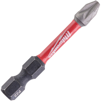 Бита для шуруповерта Milwaukee SHOCKWAVE, PZ2, 50мм 1шт (4932430865)