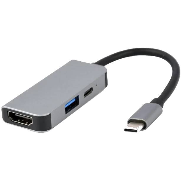 Cablexpert A-CM-COMBO3-02 USB-C 3-в-1 (USB/HDMI/PD)